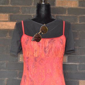 Vintage 90’s Rave City Slip Mini Dress